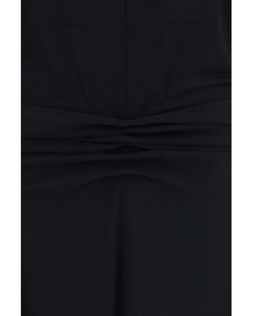 The Row Black Dress Delyra
