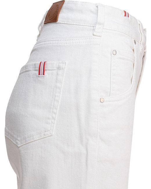 Ines De La Fressange Paris White Jeans