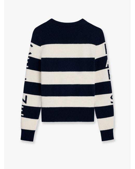 Céline Blue Striped Wool Sweater