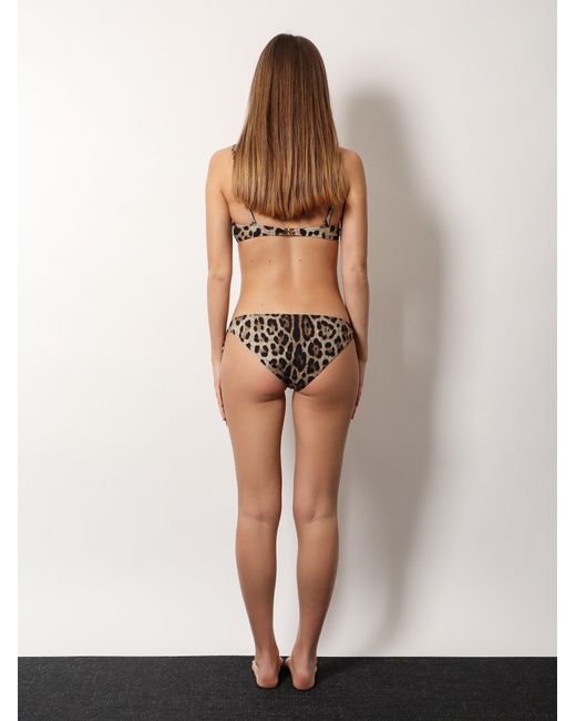 Dolce & Gabbana Black Lycra Bikini Bottoms