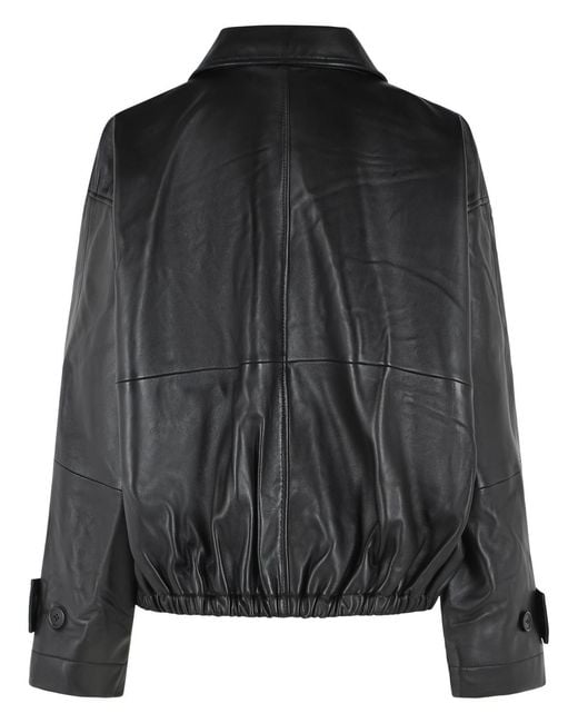 Rohe Black Leather Jacket