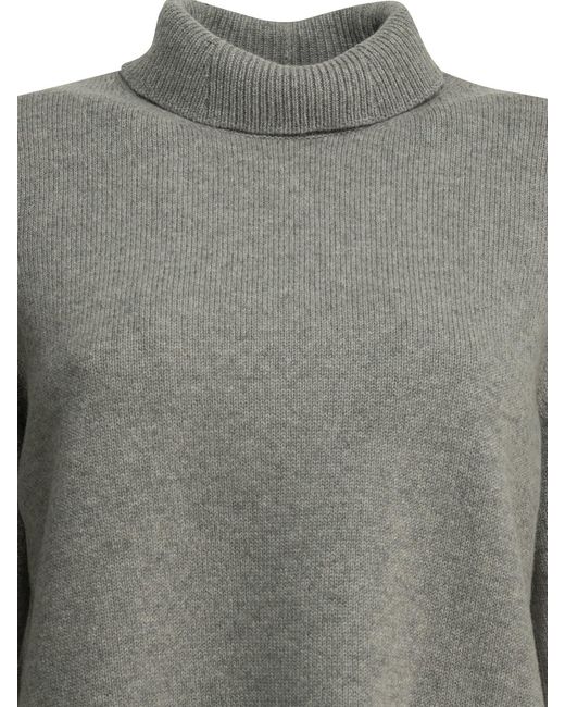 Alaïa Gray Alaïa Cashmere Turtleneck Sweater