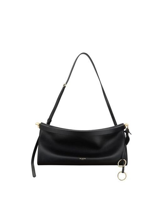 Alaïa Black Alaã¯A Le Click West Medium Shoulder Bag