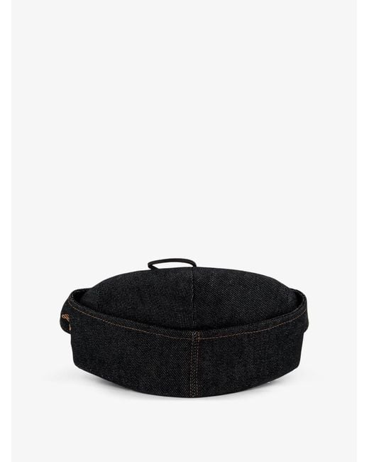 Walk In Paris Black Sherlock Raw Denim Hat for men