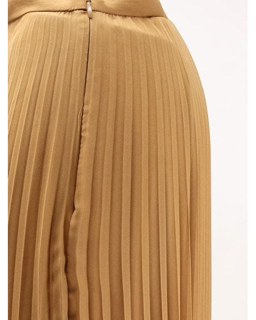 Max Mara Natural Mxegrembo Pleated Trousers