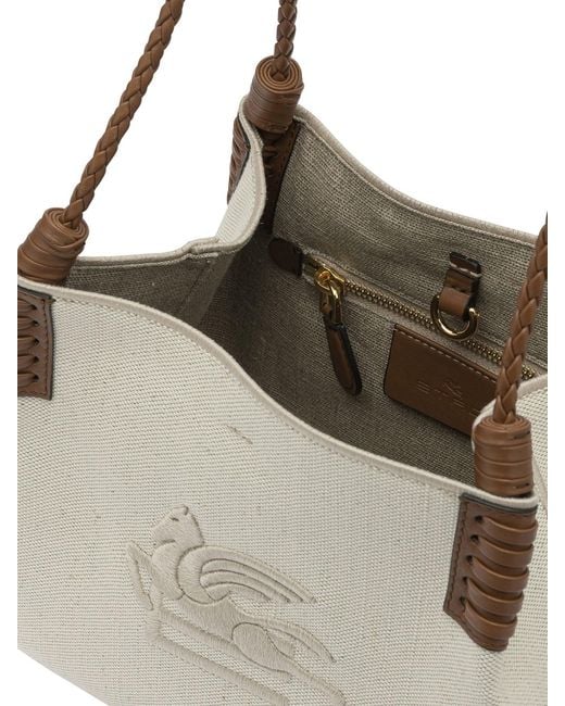 Etro Natural Small "libra" Shoulder Bag