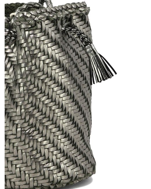 Dragon Diffusion Black Pompom Double Jump Crossbody Bags