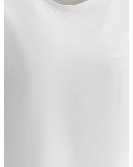 Acne White Eram U Face Top