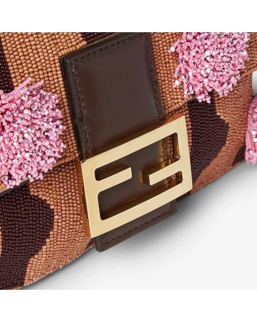 Fendi Red "Baguette" Crossbody Bag