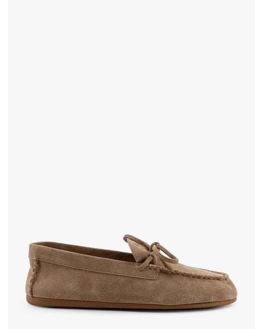 Miu Miu Brown Suede Loafers