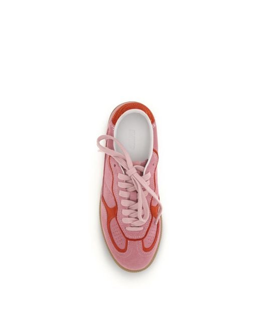 Alohas Pink Suede Sneakers