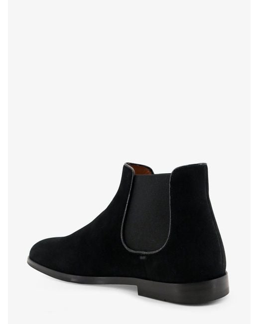 Doucal's Black Suede Boots for men