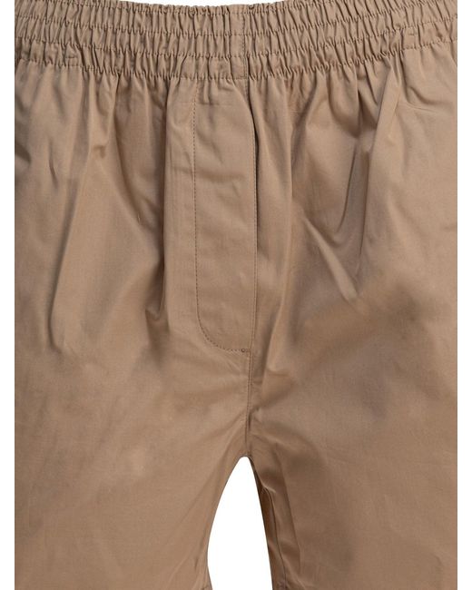 Miu Miu Natural Cotton Shorts