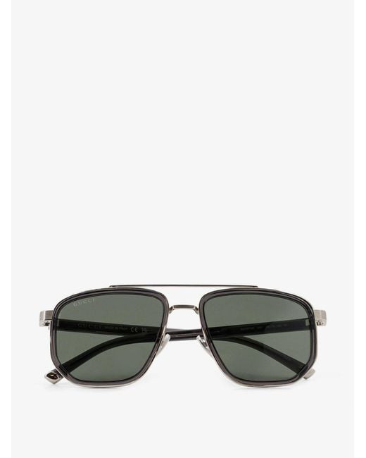 Gucci Gray Acetate Sunglasses for men