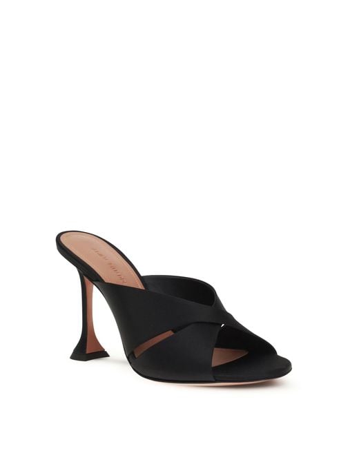AMINA MUADDI Black Salma Mules Sandals