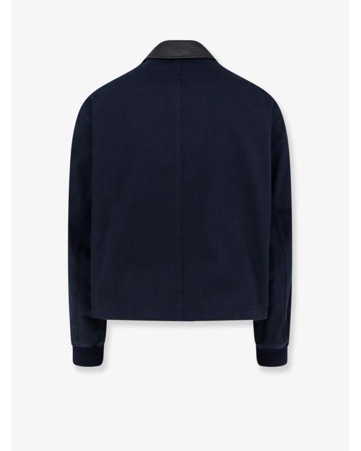 Dior Blue Dior Cotton Jacket With Cd Details for men
