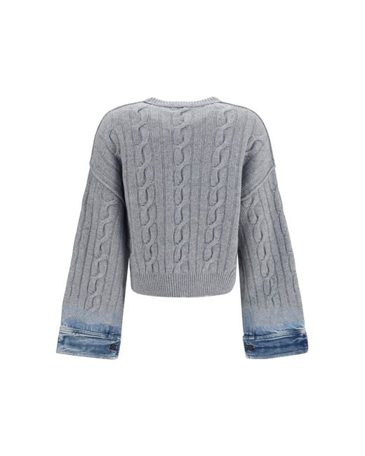 Haikure Gray Karine Pollock Sweater