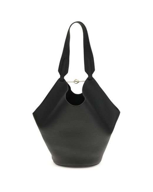 Khaite Black Lotus Small Shoulder Bag