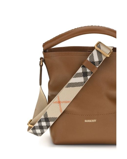 Burberry Brown B Clip Bucket Bag