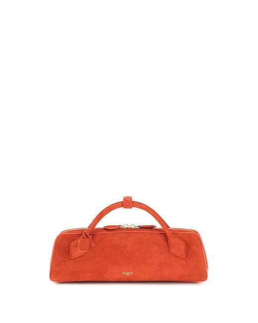 Alaïa Red Alaïa Le Teckel Clutch Brule