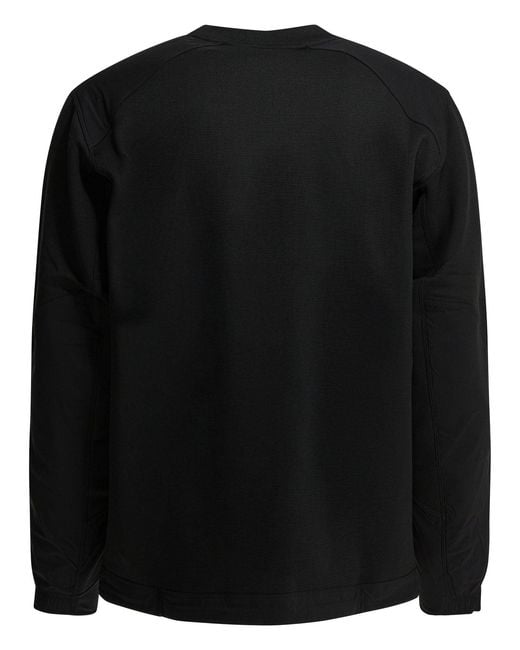 Arc'teryx Black Konseal Crewneck Sweatshirt for men