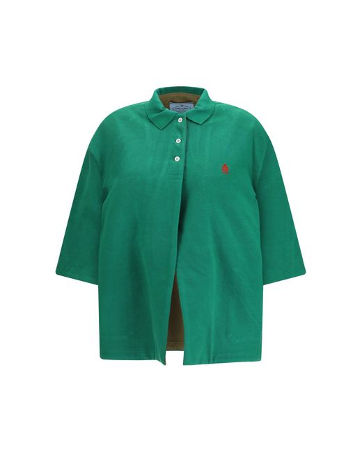 Prada Green Pique Jacket