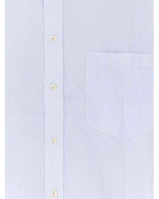 Walk In Paris Purple Classic Cotton Shirt for men