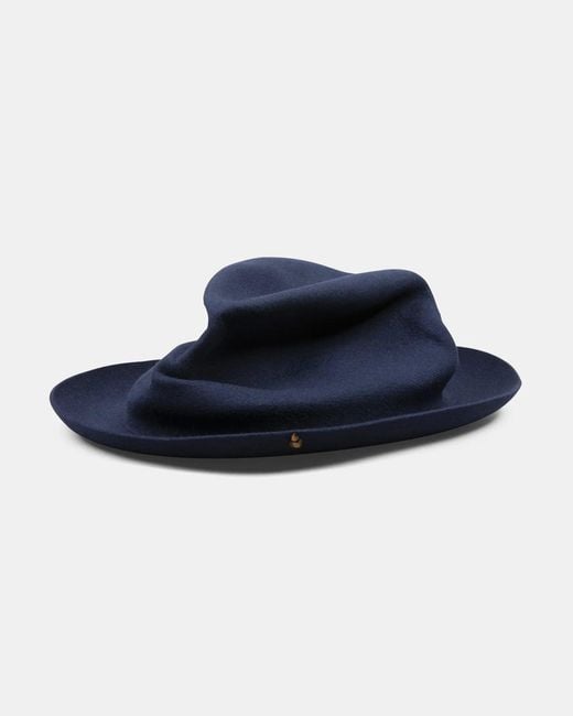 SUPERDUPER Blue Hobo Hat for men