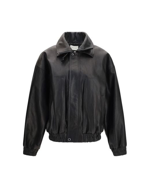 Magda Butrym Black Leather Jacket