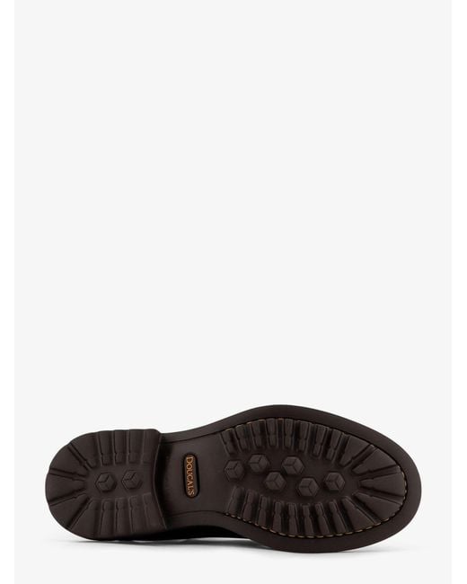 Doucal's Black Beatles Leather Boots for men