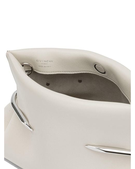 Givenchy Natural "Pinch Soft" Clutch With Handle