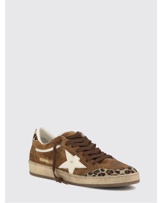 Golden Goose Deluxe Brand Brown "Ball Star" Sneakers