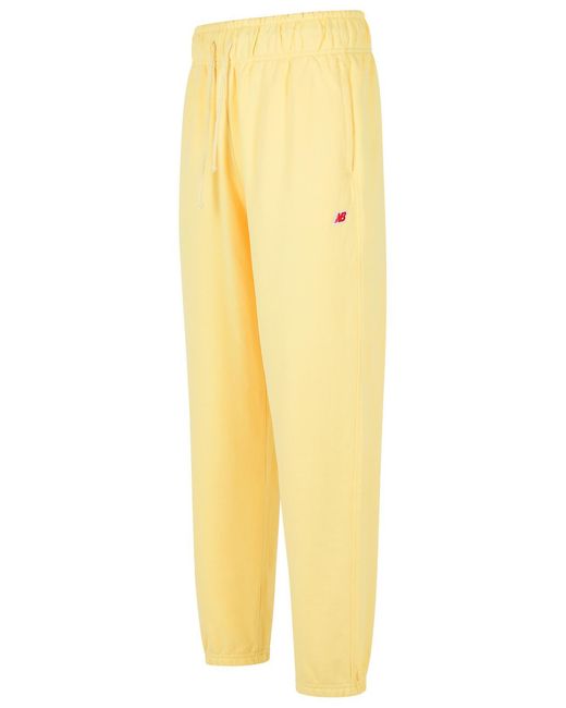 New Balance Yellow Cotton Pants