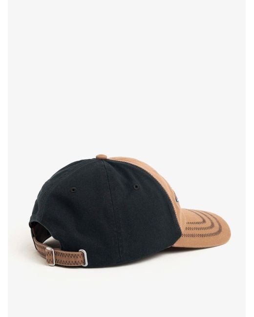 Stussy Brown Lp Oval Star Cotton Baseball Hat for men