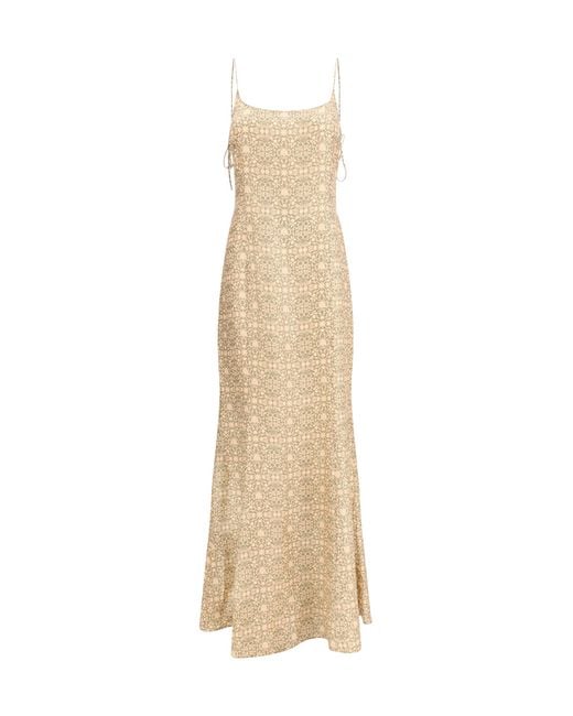 Kristina Ti Natural Sleeveless Long Dress