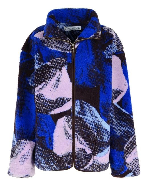 J.W. Anderson Blue Jw Anderson Polyester Blend Fleece for men