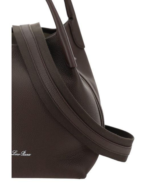 Loro Piana Brown Small Bale Bucket Bag