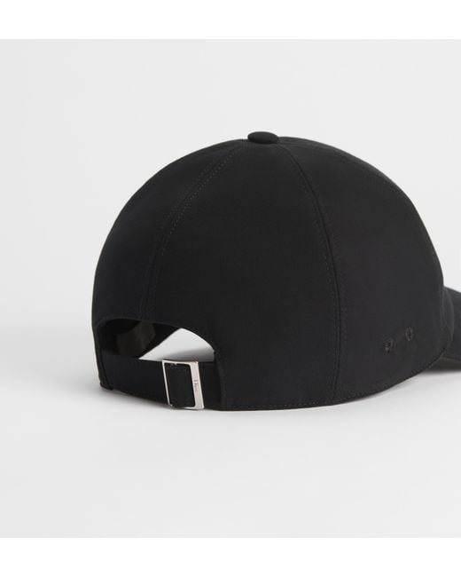 Dior Black Placed Baseball Hat for men