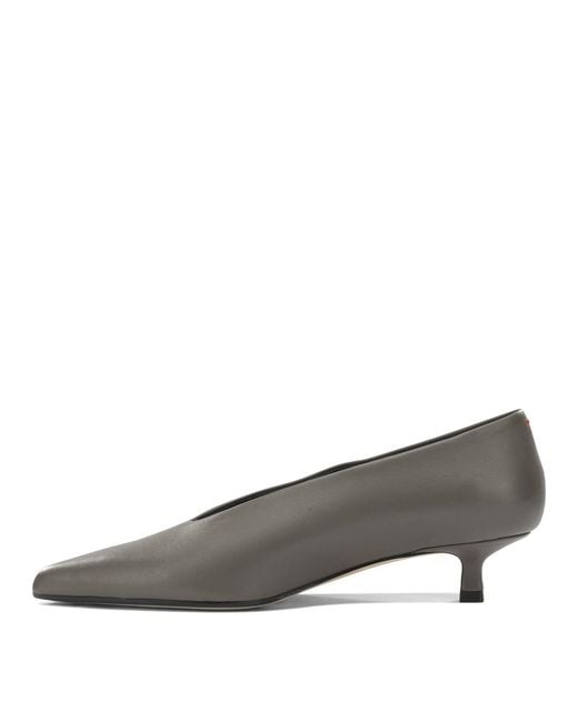 Aeyde Gray Clara 35Mm Pumps Taupe