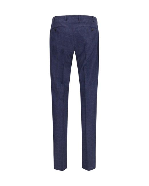 Germano Blue Tailored Pants for men