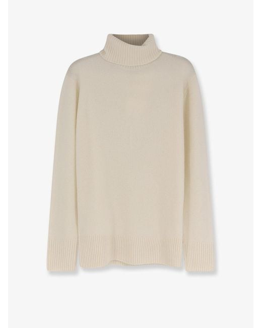Totême White Cashmere Turtleneck