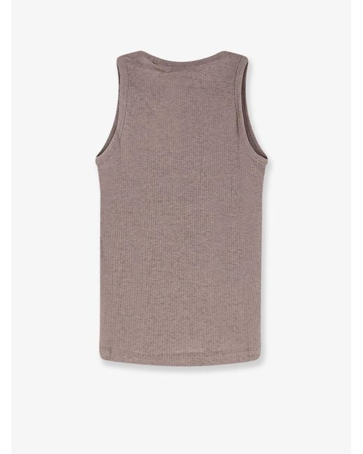 TONYWACK Gray Lyocell Blend Tank Top for men