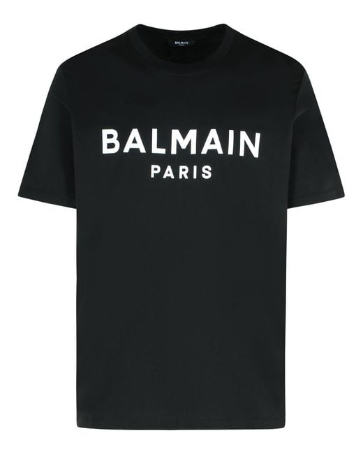 Balmain Black Paris" T-Shirt for men