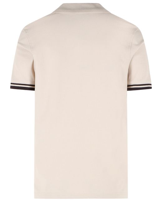 Fay Natural Stretch Cotton Polo Shirt for men