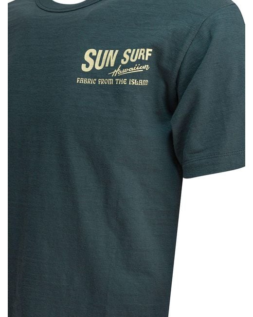 Sun Surf T-shirt With Logo T-shirts Green for men