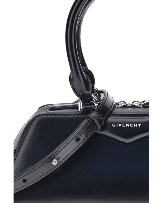 Givenchy Blue Antigona East-West Mini Handbag
