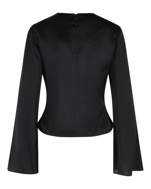 Isabel Marant Black 'Neame' Viscose Blouse