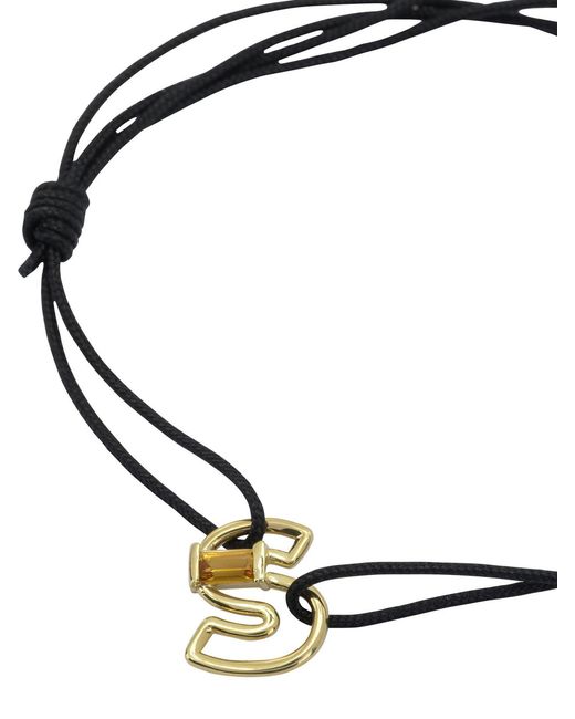 Aliita Metallic "Letra S" Bracelet