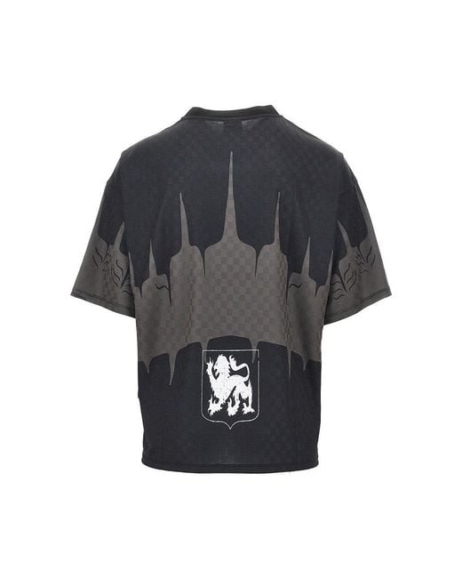 Umbro Black Technical Ripstop T-Shirt With Logo for men