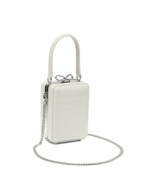 Self-Portrait White Borsa A Mano Mini